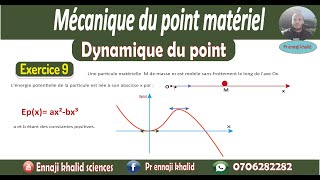 Equilibre d’un point matériel et conditions de stabilité exercice 9 [upl. by Rosemarie]