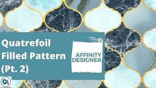 Filled Quatrefoil Pattern with Affinity [upl. by Atinrev]