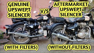 Genuine Upswept Silencer vs Aftermarket Freelow Upswept Silencer  Diffrence and Details [upl. by Imorej]