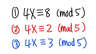 Solving congruences 3 introductory examples [upl. by Yeliah939]