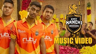 RUBY KANCHI WARRIORS TNPL  Official Music Video  DHARAN KUMAR  TRAJENDHARR  MIRCHI VIJAY [upl. by Notlit]