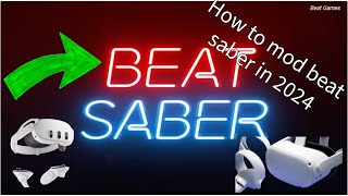 How to mod Beat saber in 8 minutes in 2024 beatsaber vr [upl. by Deana]