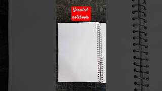 unruled notebook for you by paperwell  premium plus unruled spiral notebook shortvideo [upl. by Valdis]