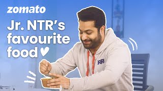 Which Dish Makes RRR Actor Jr NTR go Natu Natu 🕺🏽  RRR  YouTube Shorts  Zomato [upl. by Naruq805]