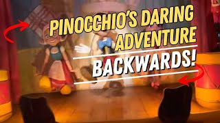 Pinocchio in Disneyland  Backwards  At times hard to see very dark [upl. by Roose]