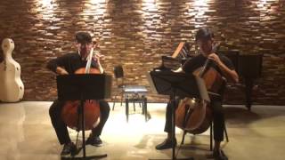 JBarriere Sonata No10 in G major for two cellos and piano 3 Allegro Prestissimo [upl. by Repotsirhc]