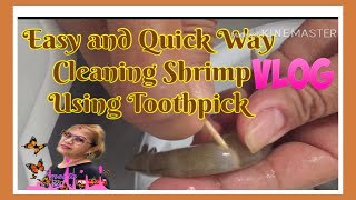 Easy and Quick Way Cleaning Shrimp Using Toothpick theyahooteamfamily howtocleanshrimp [upl. by Cottle949]