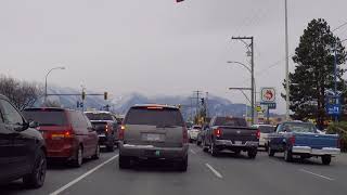 Chilliwack BC Canada  Driving in Sardis Community  Vedder Road  Fraser Valley [upl. by Wynn]