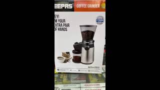 Geepas Coffee Grinder Demo I GCG41013 [upl. by Nacim549]