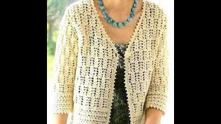 🌿 Descubre la Elegante Puntada de la chaqueta en Crochet ¡Dale Vida a tus Proyectos [upl. by Miarzim449]