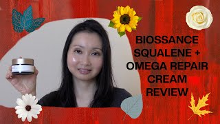 Biossance Squalene  Omega Repair Cream Review [upl. by Alric]