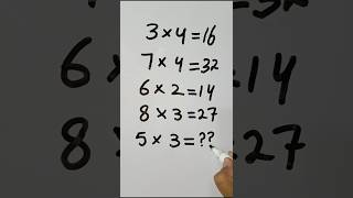 Math puzzle 😜 shortvideo maths canyousolve mathgames mathstricks puzzle [upl. by Leveridge]