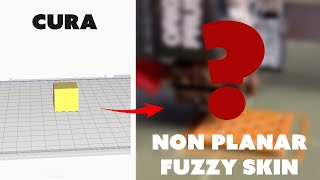 Fuzzy Skin With Non Planar Gcode On Every 3D Printer [upl. by Aivonas766]