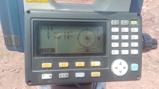 how to tilt total station  total station centering amp levelling [upl. by Anelis291]