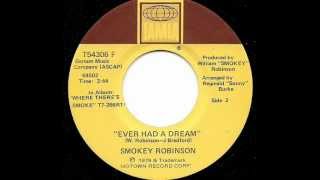 SMOKEY ROBINSON  EVER HAD A DREAM TAMLA [upl. by Erroll455]