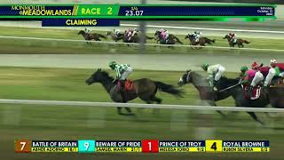 Monmouth Park at The Meadowlands  October 12 2024  Race 2 [upl. by Llerad]