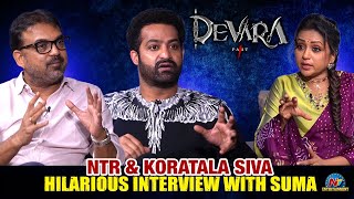 NTR amp Koratala Siva Hilarious Interview with Suma  Devara Movie  NTVENT [upl. by Aelsel]