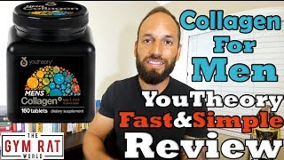 Collagen For Men  Mens Collagen  Youtheory Review [upl. by Noraed]