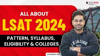 ALL About LSAT 2024  LSAT 2024 Paper Pattern Syllabus Eligibility amp More  LSAT Exam 20234 [upl. by Ayatahs]