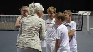 Scottish under 10s at the Brodies Tennis Invitational [upl. by Lienet]