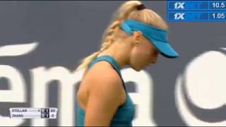 SHertogenbosch R1 Fanny Stollar highlights vs Shuai Zhang [upl. by Adnof831]