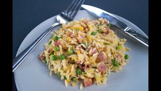 Recette du riz cantonnais facile et rapide [upl. by Zsolway]