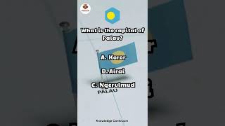 What is the capital of PALAU shorts quiz question history funny english knowledge fact [upl. by Nai]