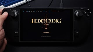 Elden Ring Gameplay On Steam Deck High Settings [upl. by Nelloc291]