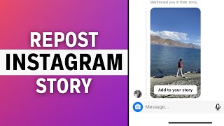 How To Repost Instagram Story in 2024 Full Guide [upl. by Cristine]