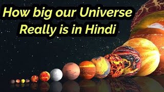 How big our universe really is in Hindi [upl. by Hutchinson]