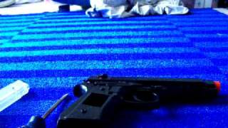 Airsoft Reveiw of the Pietro Beretta 92fs m9 with Minor Mods [upl. by Araas246]