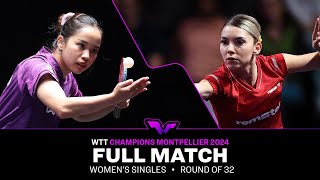 FULL MATCH  Orawan Paranang vs Bernadette Szocs  WS R32  WTTMontpellier 2024 [upl. by Viviene]