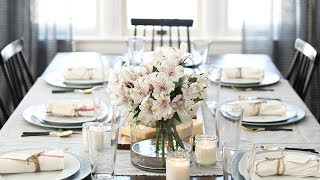 Entertaining with a Casual Elegant Dinner Party [upl. by Roselia]