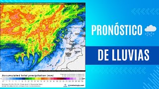 Toda esta lluvia van a descargar las borrascas atlánticas al oeste peninsular ¿afectarán a España [upl. by Analra]