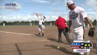 2013 USSSA B World Series  BampB vs Adiktiv [upl. by Lucias689]