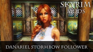 Danariel Stormbow Follower Skyrim Mod [upl. by Ayekat]