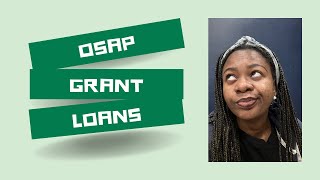 How I got Grant to Study in Canada 🇨🇦  Osap Funding  is it advisable to take the loan [upl. by Wentworth107]