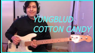 YUNGBLUD  cotton candy  bass cover [upl. by Citron]