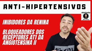 ANTI  HIPERTENSIVOS  Inibidores da Renina e Bloqueadores dos Receptores AT1 da Angiotensina II [upl. by Pomfret]