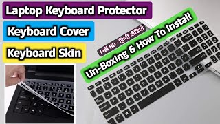 Laptop Keyboard Protector  Compatible With All Laptop  Keyboard Protector Silicone Skin Cover [upl. by Proudlove]