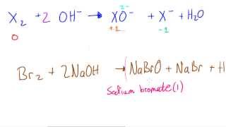 What is a Disproportionation Reaction  AS Chemistry [upl. by Seadon]