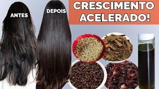 SEU CABELO VAI CRESCER IGUAL CAPIM TÔNICO CASEIRO DE ALECRIM HAIR crescimentoreceitasviralcomo [upl. by Dahaf364]