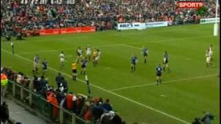 Brian ODriscoll sensational v Australia and France at 2003 World Cup [upl. by Natlus]