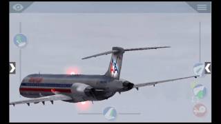 X Plane 10 Mobile MD80 Full Flight [upl. by Glass304]