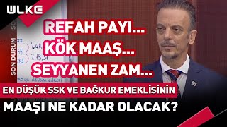 En Düşük SSK ve Bağkur Emeklisinin Maaşı Ne Kadar Olacak Uzman İsim Canlı Yayında Açıkladı haber [upl. by Eniamreg734]