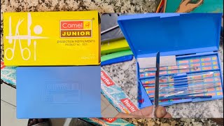 Camel Junior Dissection Instruments Box Unboxing   best for biology students  affordable [upl. by Means844]