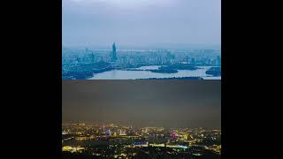 Nanjing View from 450 meters height nanjing china purplemountain agriculturaluniversity [upl. by Anielram346]