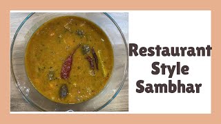 South Indian Restaurant Style Sambhar  Easy amp Tasty Sambhar Recipe  By Cook With Farheen amp Arsheen [upl. by Lliw]