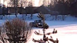 Dodge Ram W250 Cummins driving in a plowed field with 2 feet of snow [upl. by Kaden]