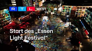 Start des quotEssen Light Festivalquot Kennedyplatz wird zur riesigen Leinwand  RTL WEST 02102024 [upl. by Lancelle]